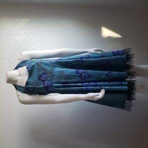 OTEN Polka Dot Halter Dress 1950s 2X